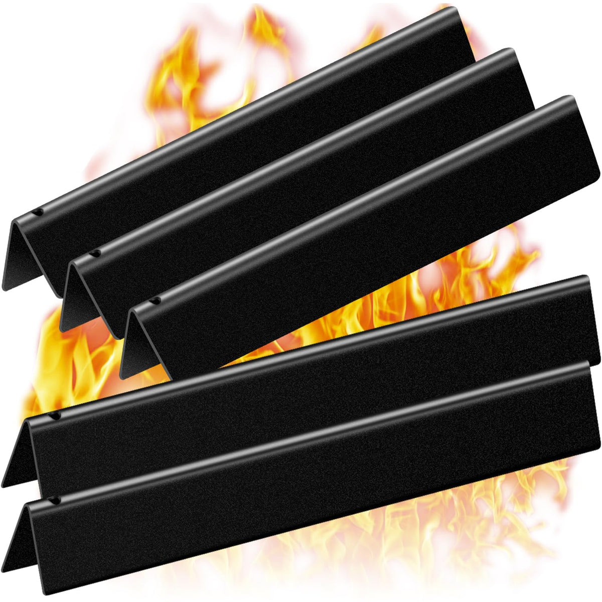Paayox Flavorizer Bars for 22.5-inch Weber Spirit with side control, even heating.