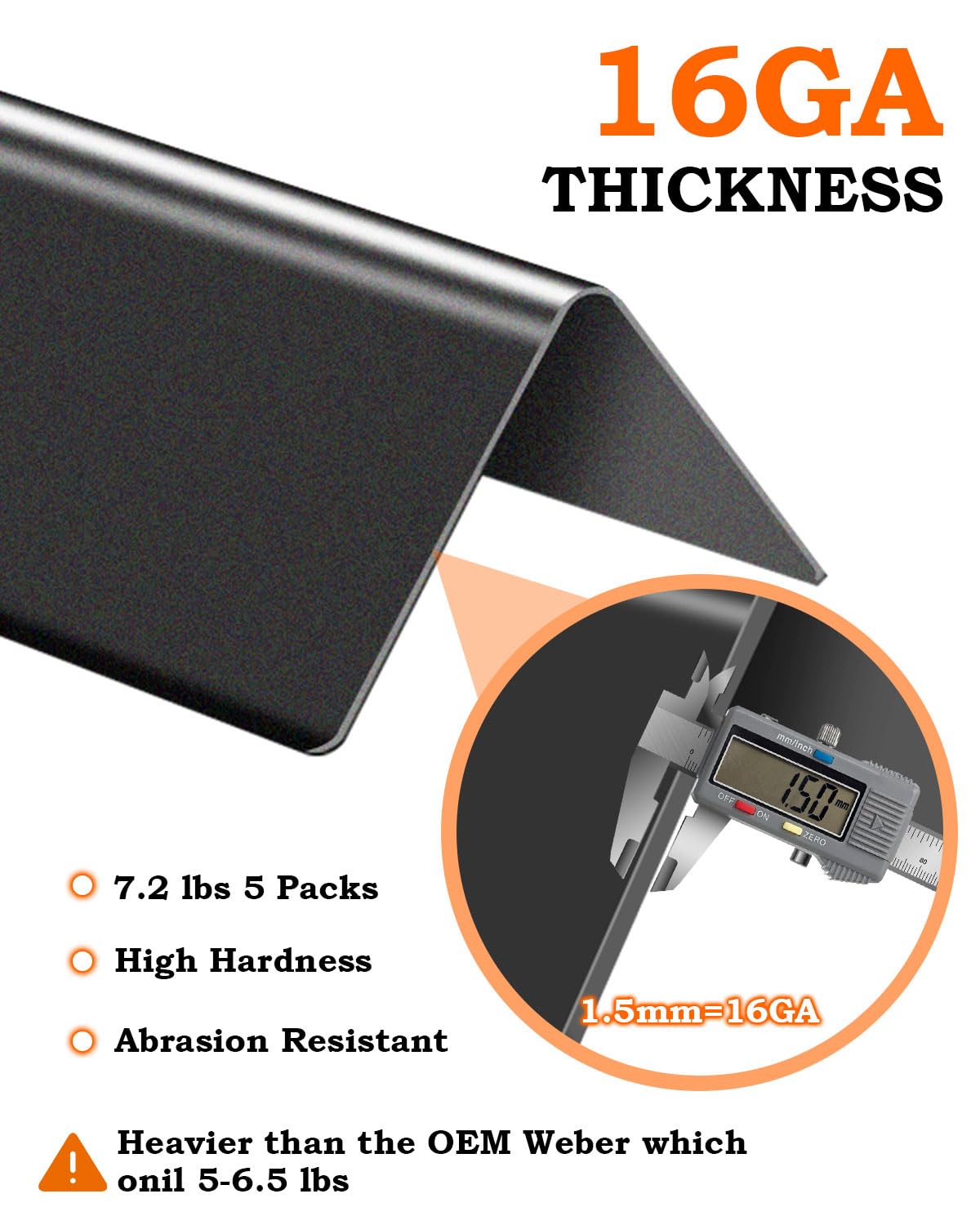 Paayox one-year warranty on grill replacement parts.