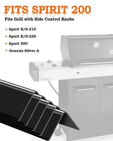 Paayox flavorizer bars for Weber Spirit 220 side-control enhance heat distribution.