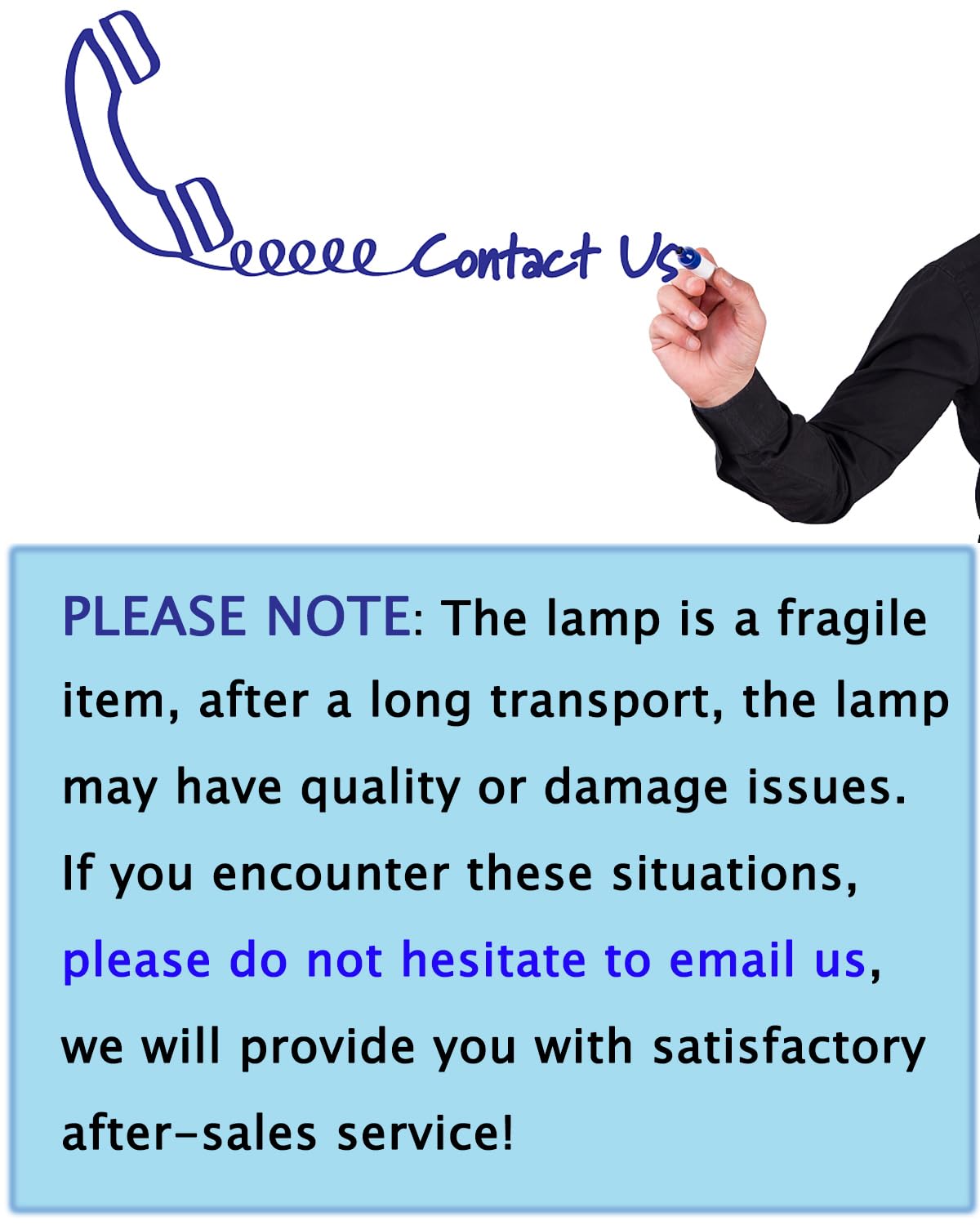 PACETAP 41050 bulb for DT1100, front view, reliable four-month replacement