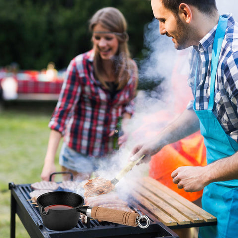 PACETAP detachable mop heads simplify cleaning after grilling