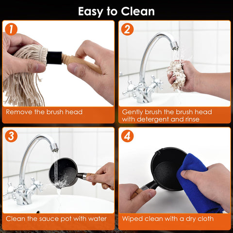 PACETAP hanging rings on handles for easy drying and storage
