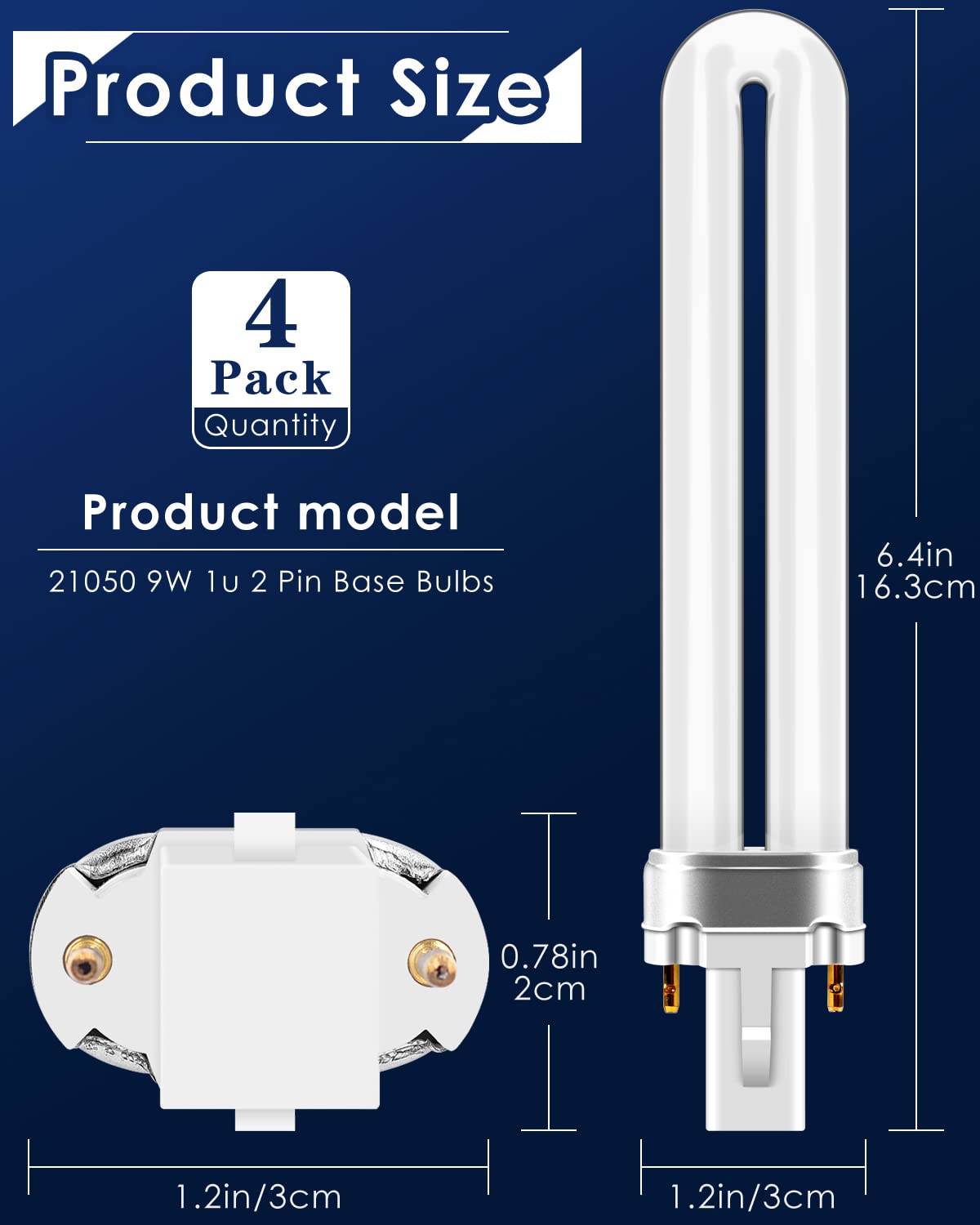 PACETAP bulb compatible with DT3009/DT3019/DT3039 for seamless swap.