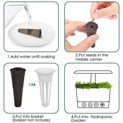 PACETAP indoor/outdoor garden sponges support diverse plants anywhere