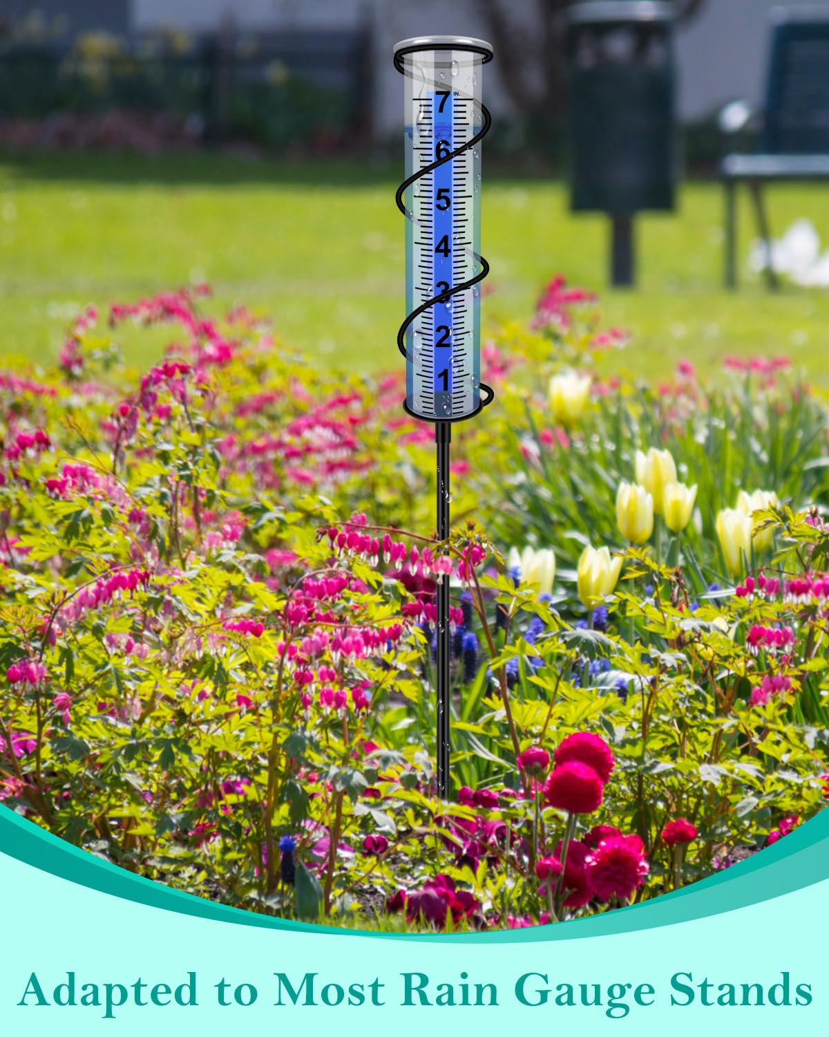 PACETAP large capacity rain gauge ideal for gardens and yards