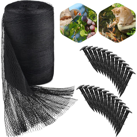 PACETAP pond netting kit covers a 20x30 ft pond to reduce debris