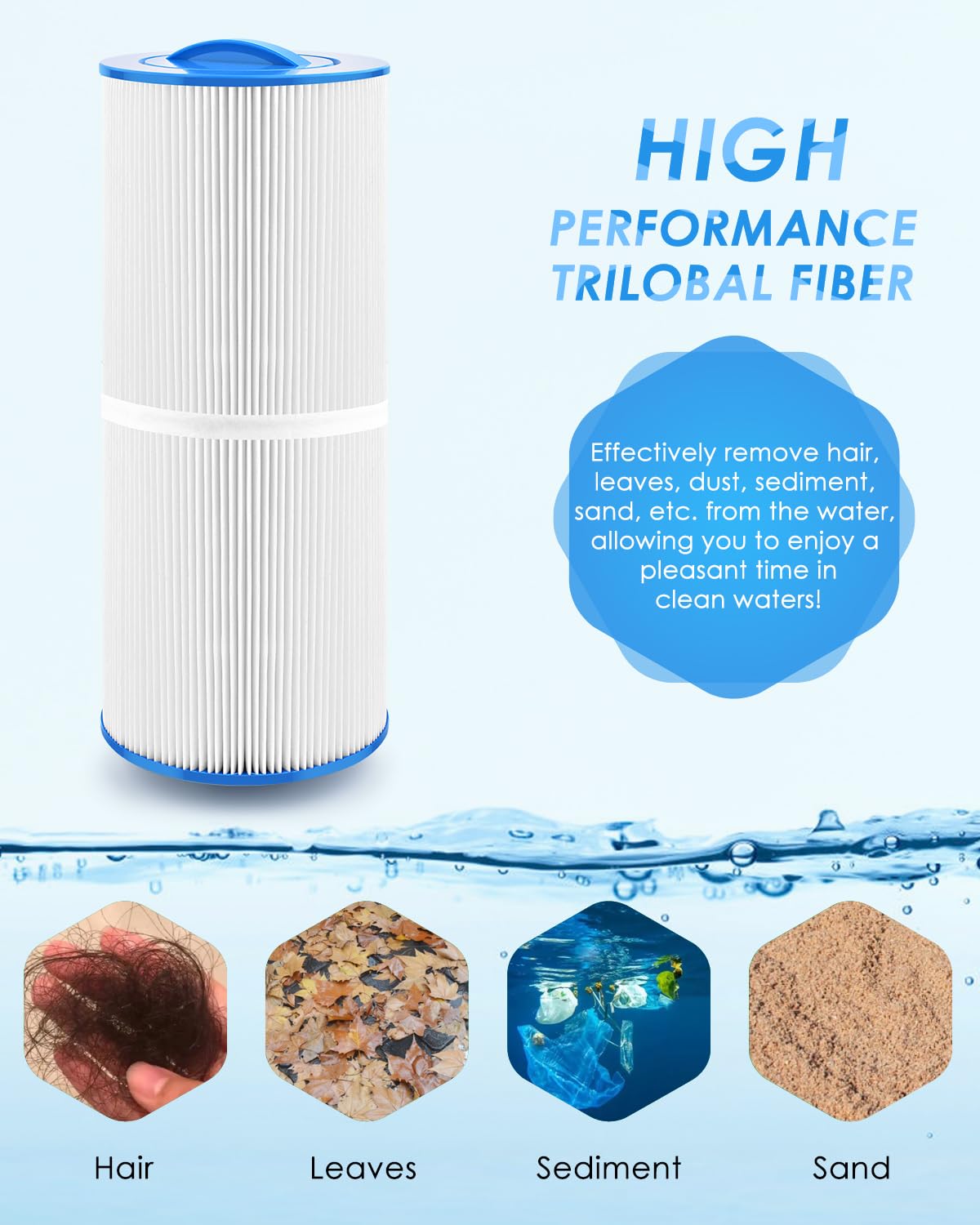 PACETAP spa filter size specs ensure precise compatibility with your tub