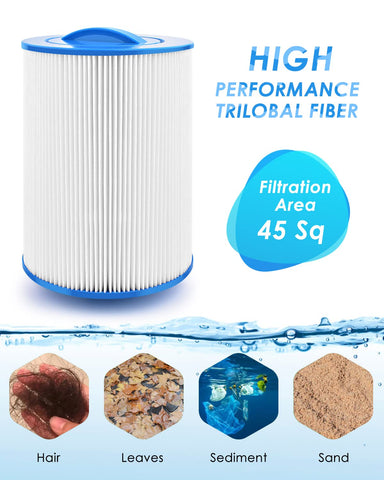 PACETAP top handle image emphasizes easy grip during filter replacement