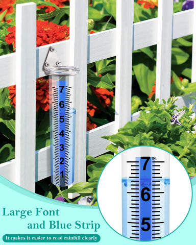 PACETAP rain gauge mounted on stainless steel rack for secure outdoor installation