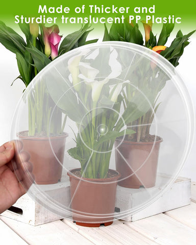 PACETAP 26 cm base diameter saucer ensures stable pot support.