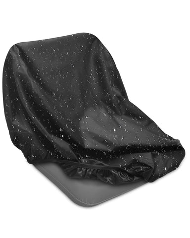 PACETAP waterproof seat cover on riding mower protecting the seat from rain