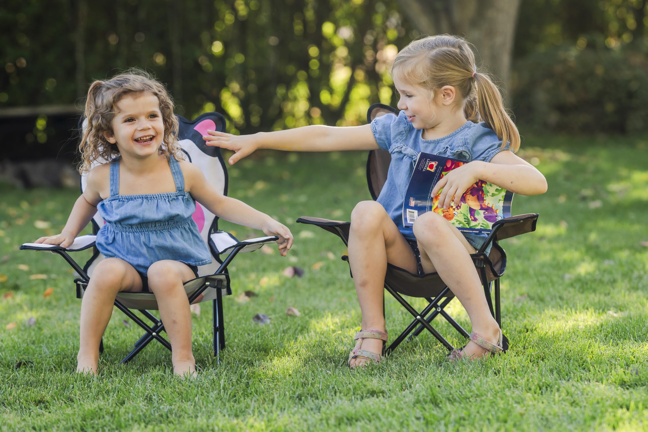 Bernie the Bear Play Chair with travel bag for easy transport