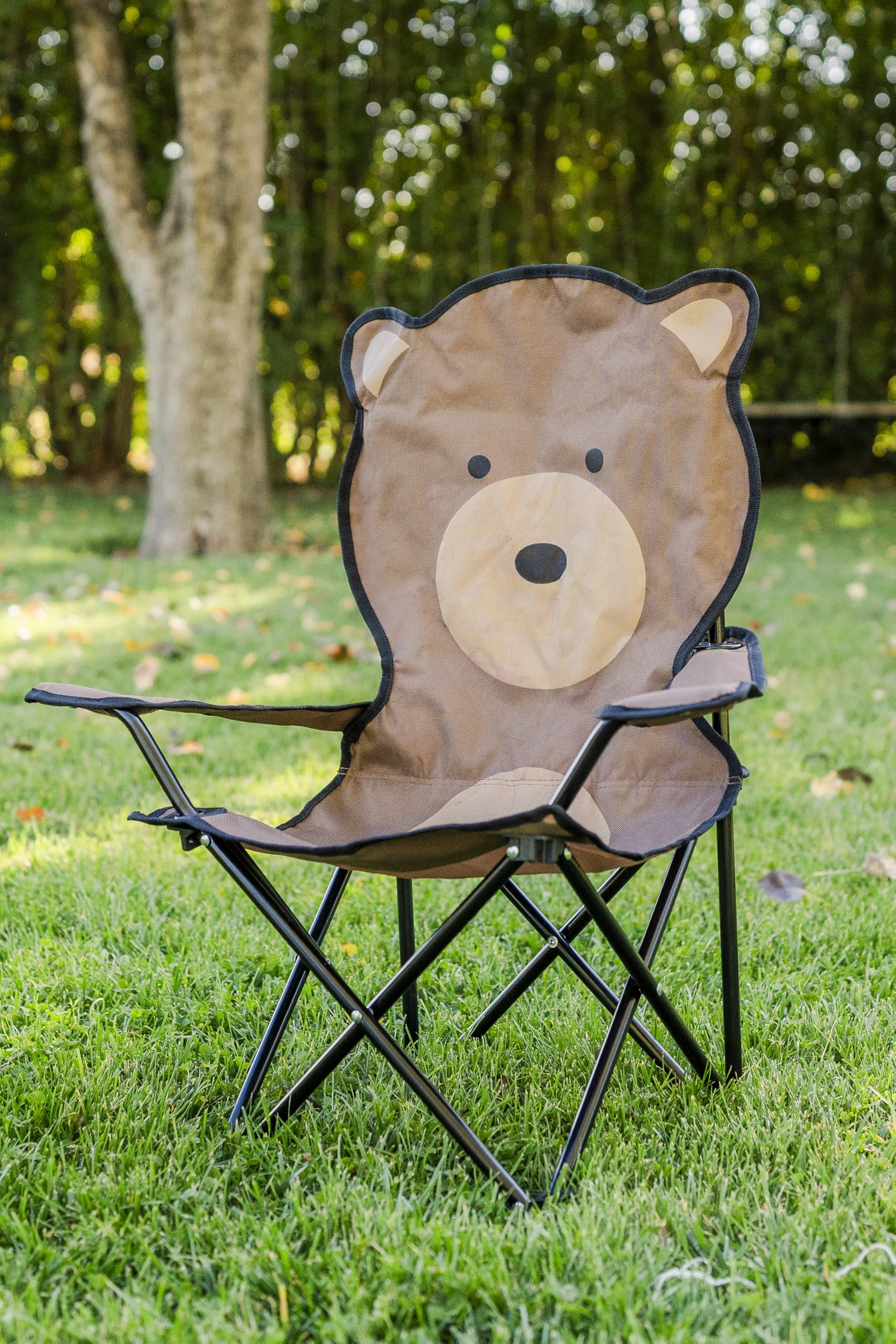 Bernie the Bear Play Chair seat fabric supports up to 100 lbs
