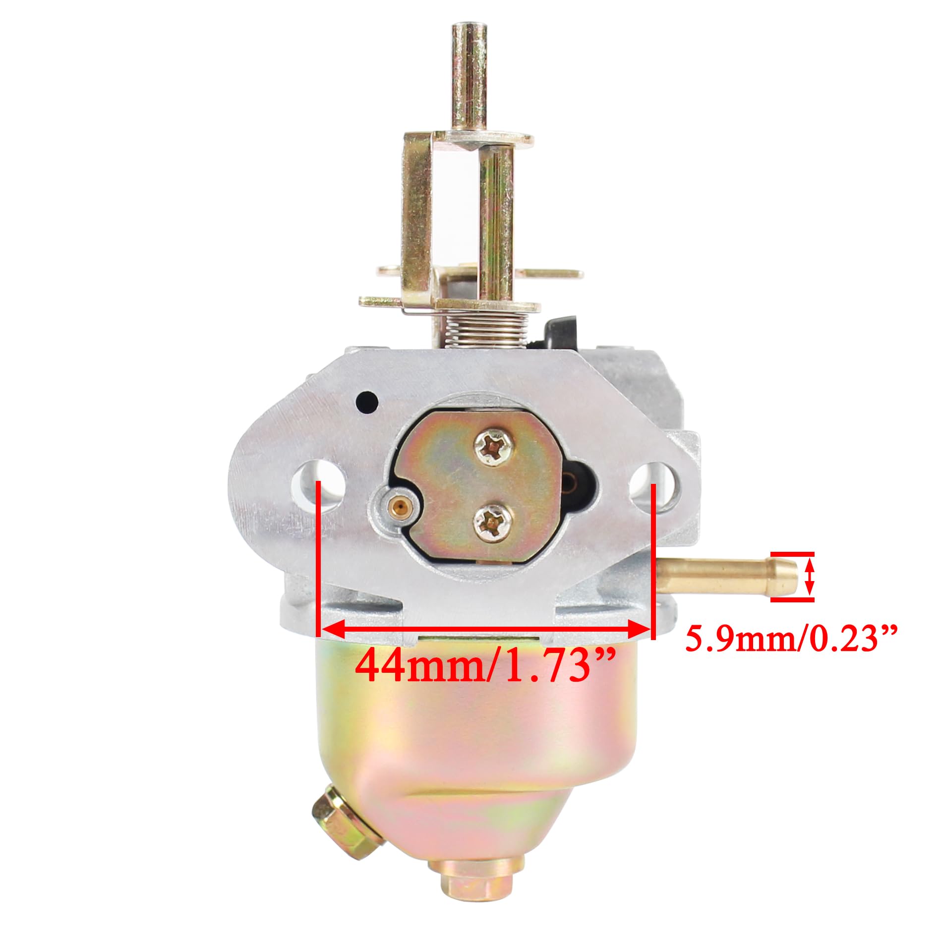 Complete kit includes carburetor, fuel hose, filter, gaskets, air filter, pre filter, and spark plug