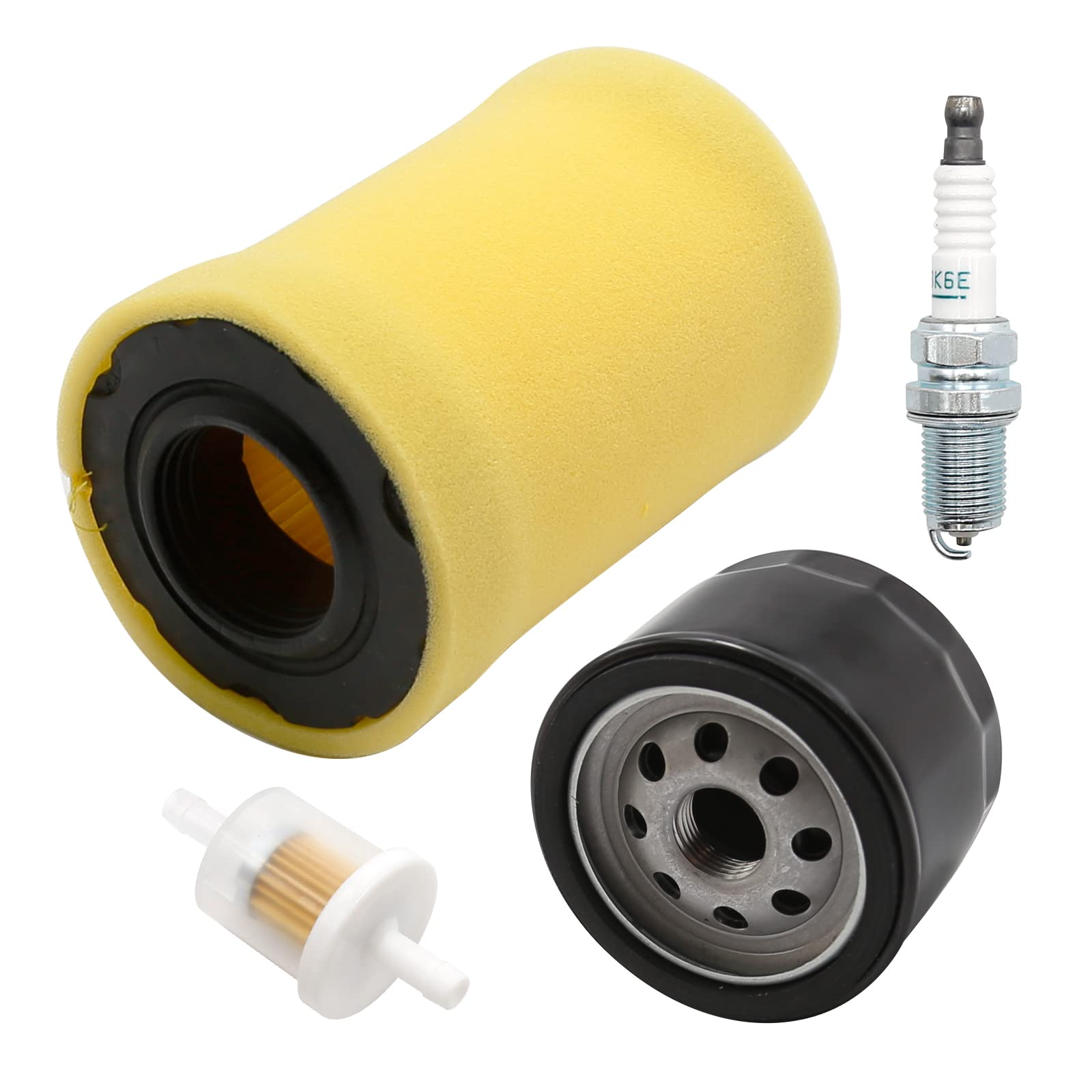 Product packaging showing included air and oil filters.
