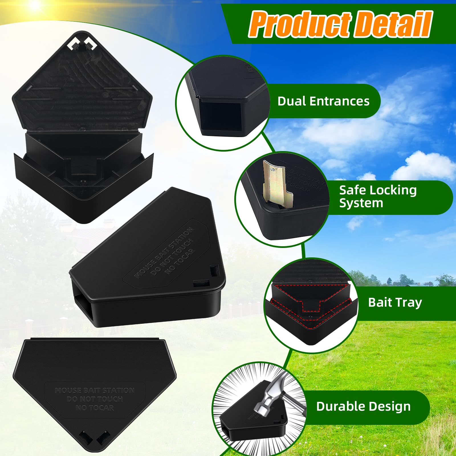 Paddsun durable ABS body with stainless keys for reuse