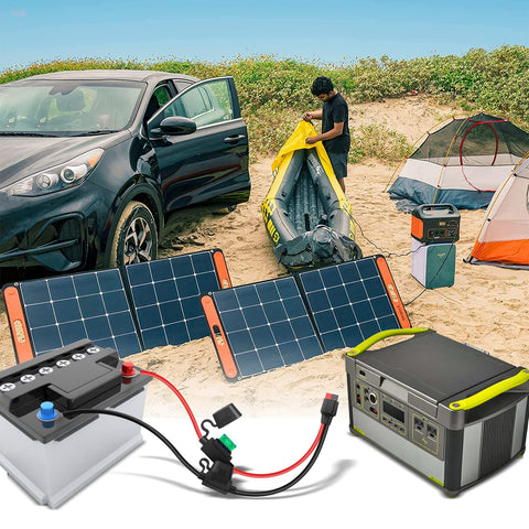 PAEKQ 2ft length cable suitable for portable solar setups.