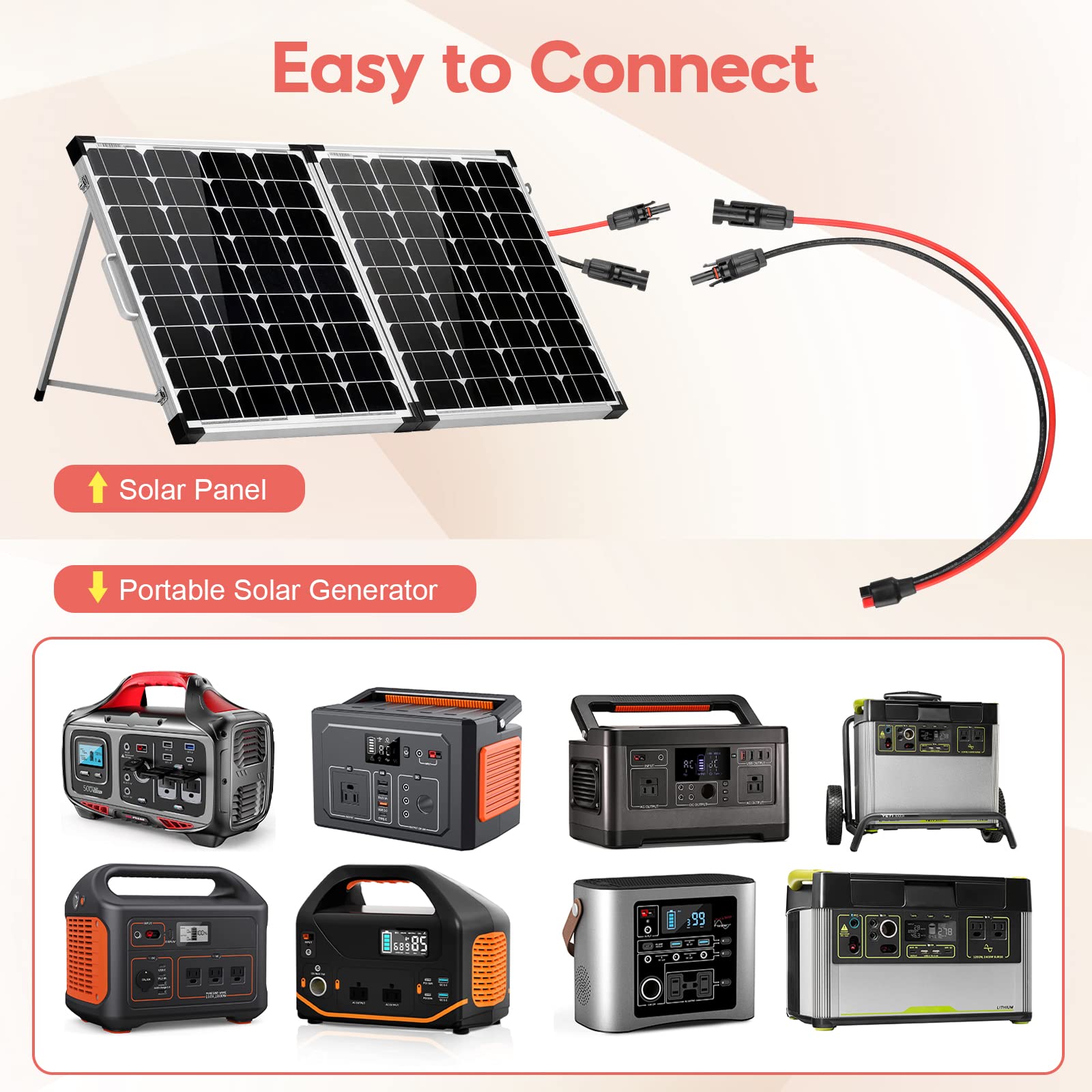 Double PVC jacket on PA EKQ solar cable protecting against outdoor elements