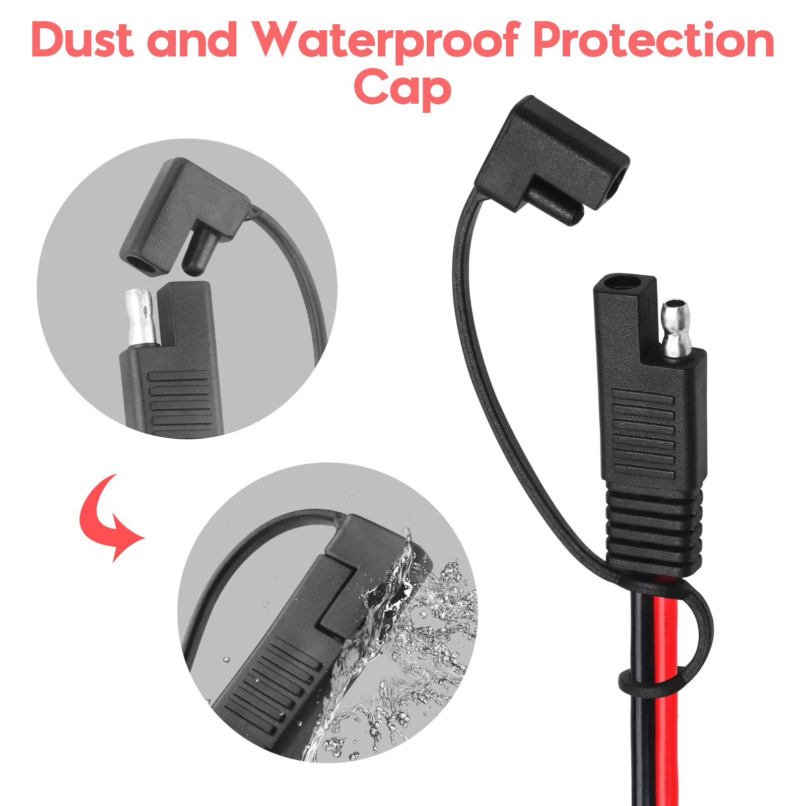 PAEKQ robust splitter for durable, reliable battery and panel connections