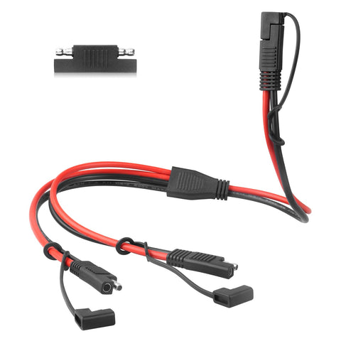 PAEKQ SAE splitter 1-to-2 extension cable for flexible solar and battery connections