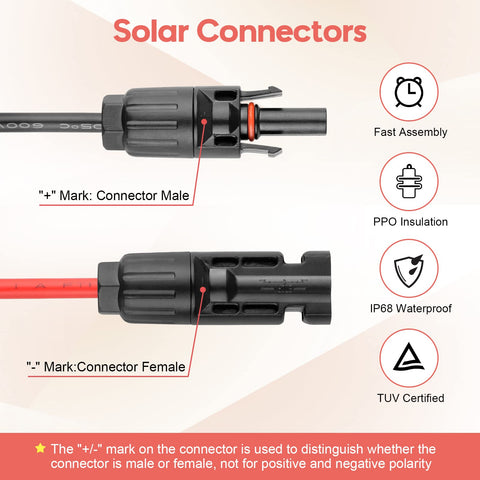 PAEKQ extension cable with Anderson connector ready for RV and Yeti systems