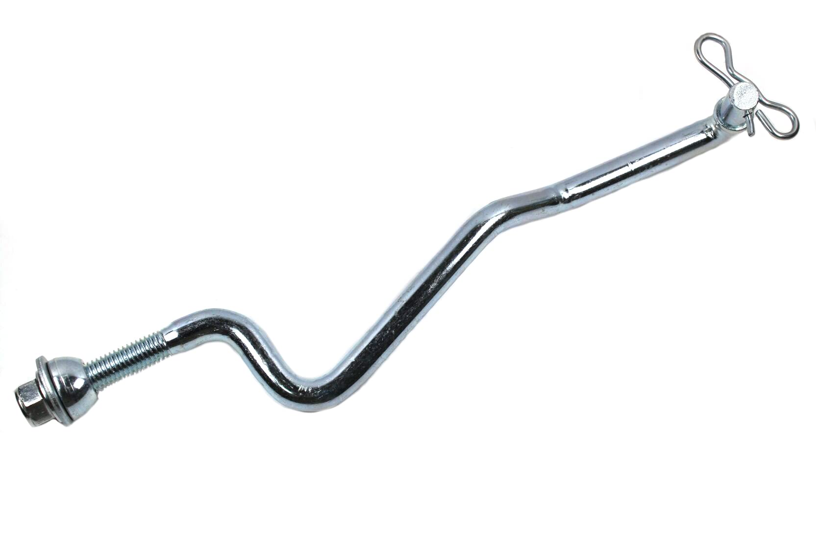 palart deck lift linkage kit assembled on a mower demonstrates sturdy construction