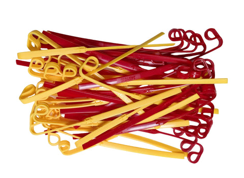 Palart nylon-line blades feature a flexible hinge for durable performance.