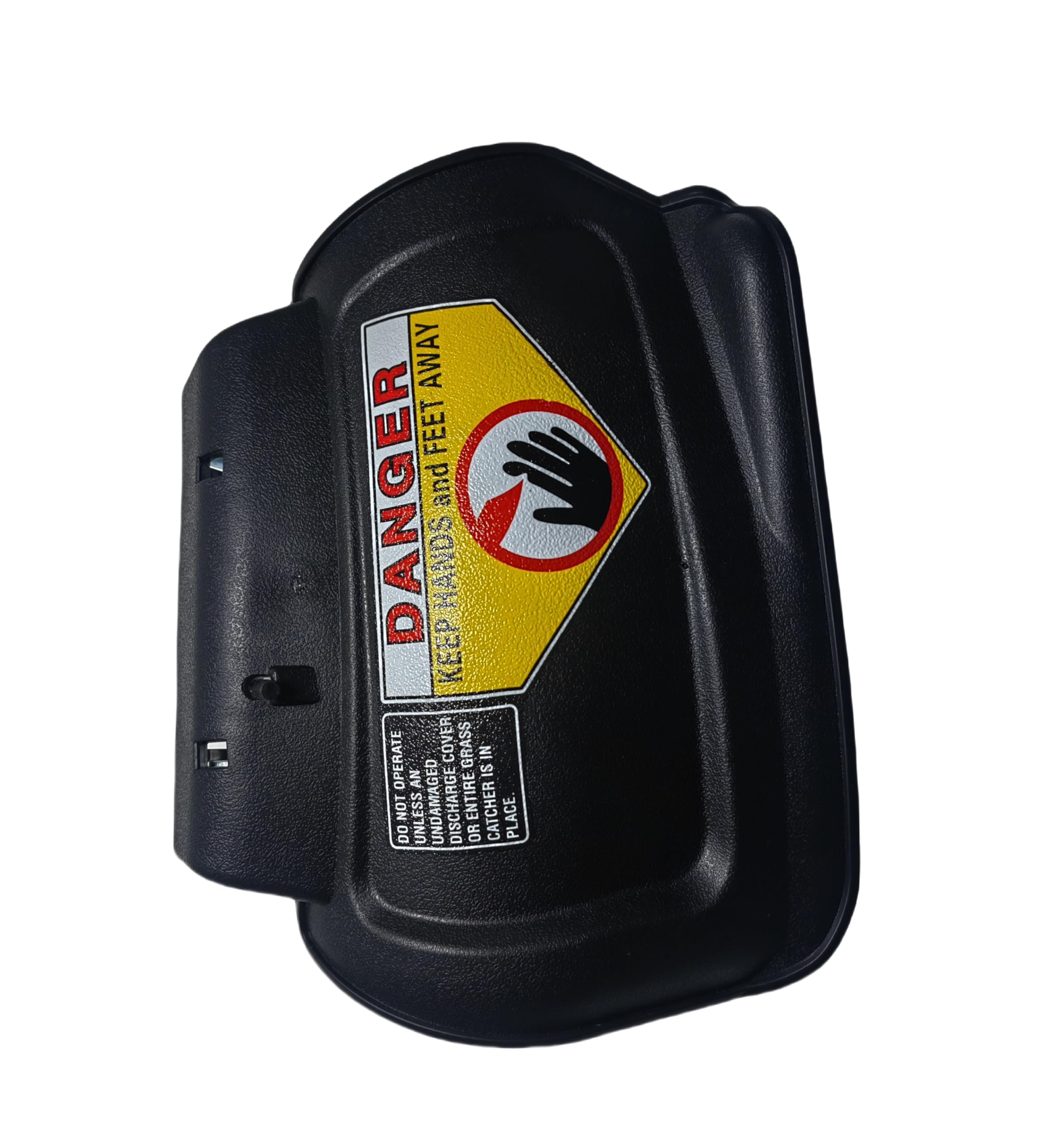 Palart hinged mulch plug on TB230 deck for reliable mulching