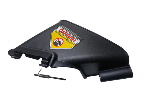 Palart chute installed on a Troy-Bilt mower, retrofit ready