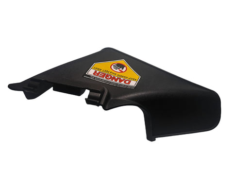 Palart universal-fit side discharge chute on compatible mowers simplifies grass clippings management.