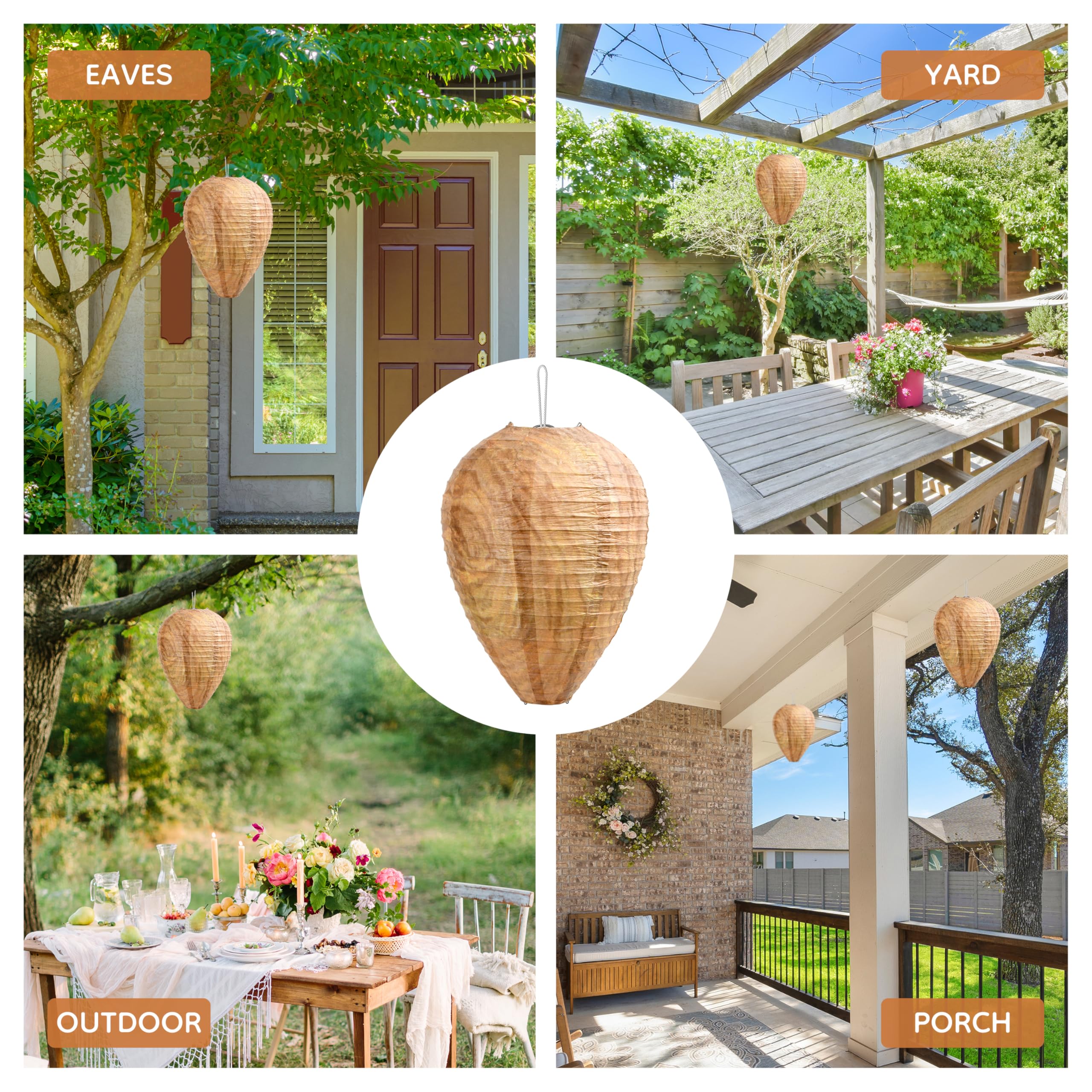Palonu easy-assembly hanging kit enables fast outdoor setup.