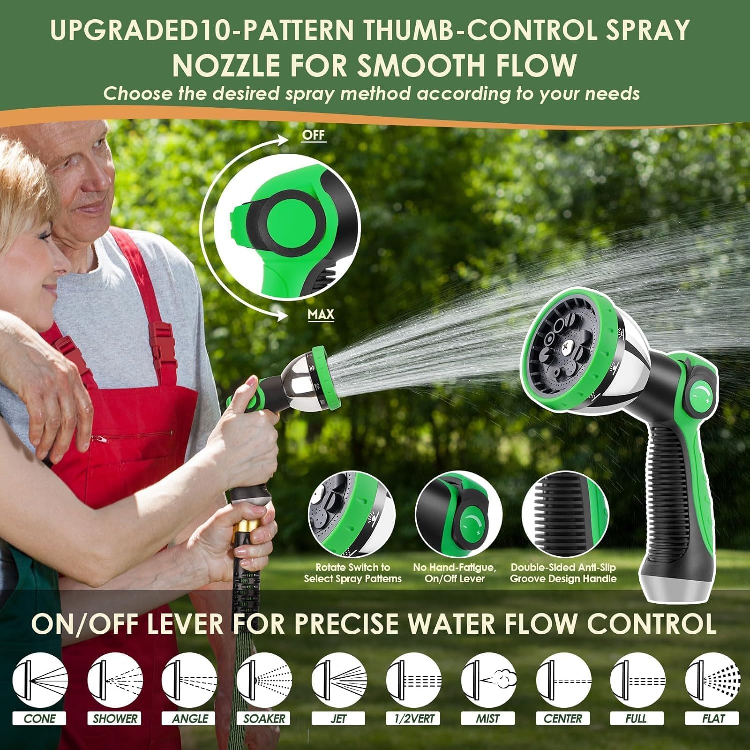 PALRORY shut-off valve keeps connections leak-free and easy to adjust.