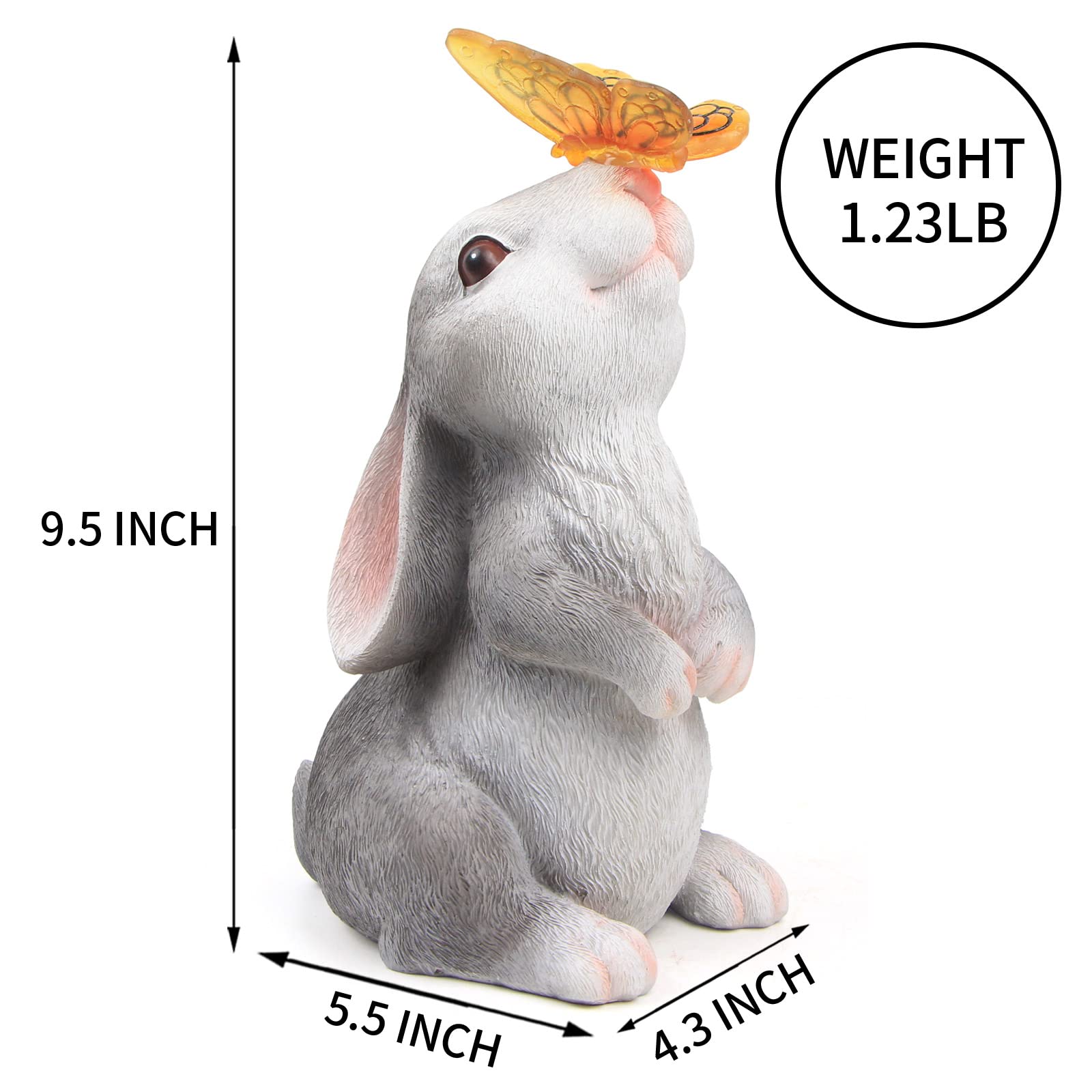 PaLuQiYa front porch decor bunny adds playful focal point