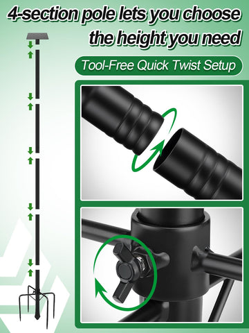 PAMASE easy assembly guide for quick setup in minutes.