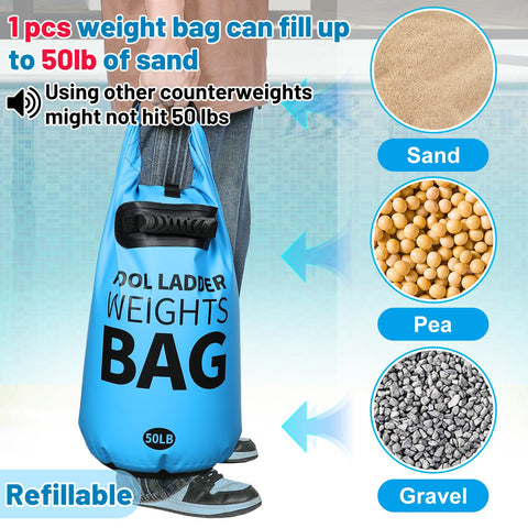 PAMASE foldable sand bag ready for compact storage after use