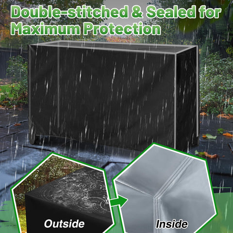 PAMASE cover fitting Keter Unity XL compatible outdoor setup.