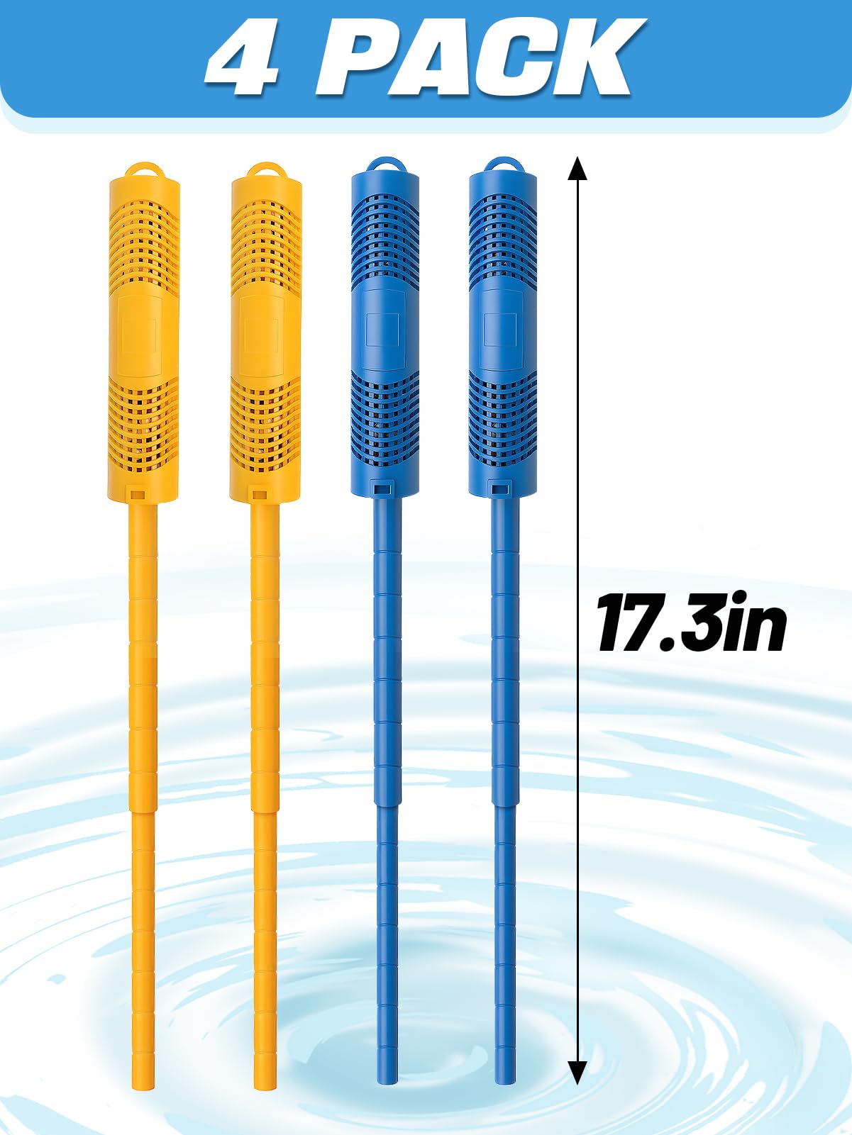 PAMASE long-lasting mineral sticks for four months of use blue yellow