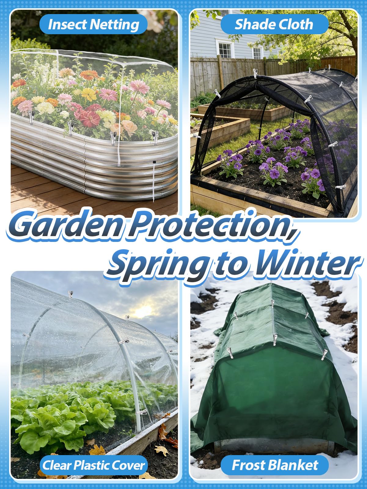 PAMASE rust-resistant stainless steel clip designed for outdoor durability.