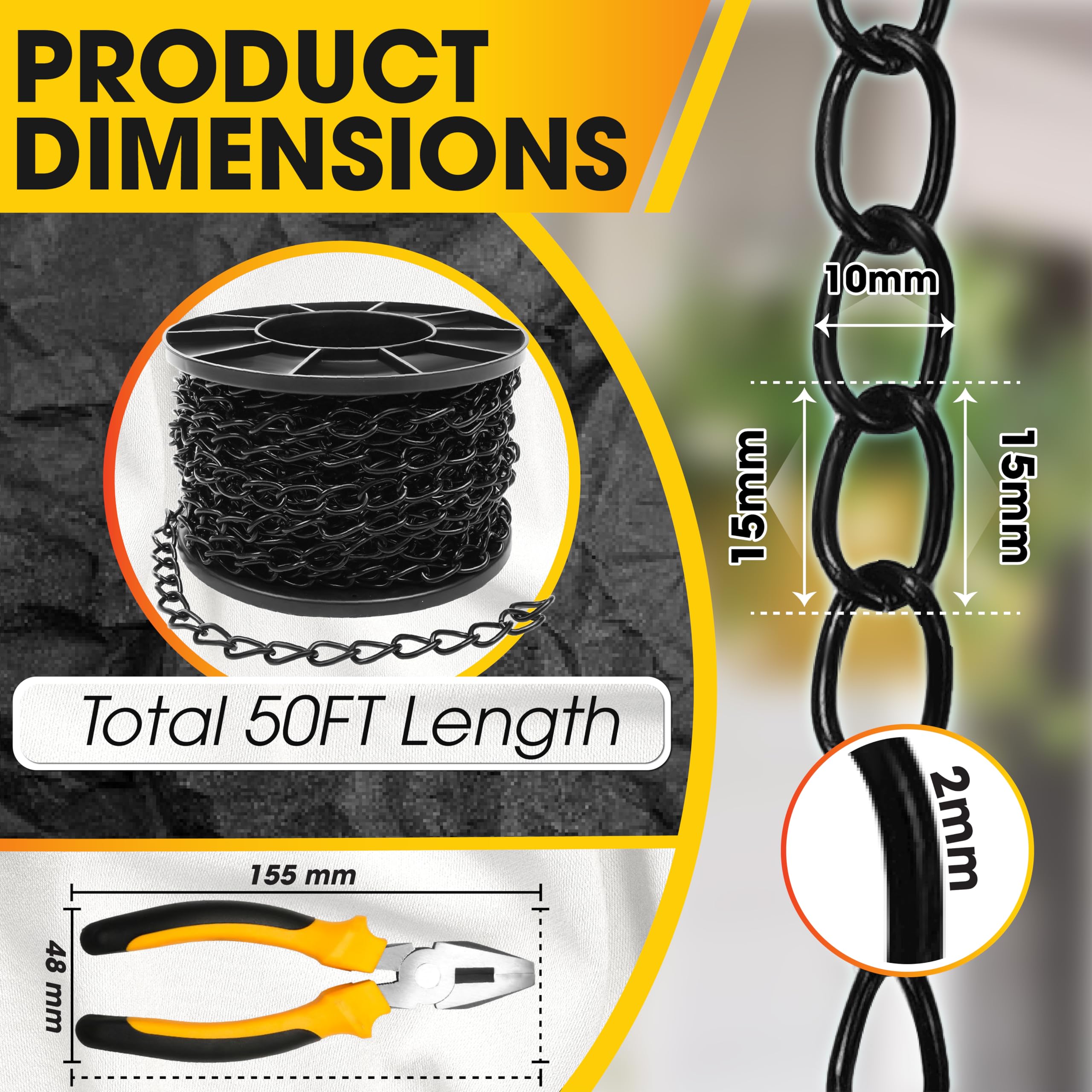 PAMAZY easy length adjustment helps tailor installation precisely.