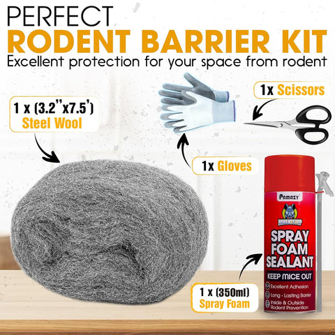 PAMAZY gloves protect hands during installation and cleanup.