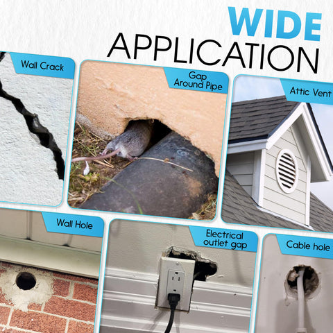 PAMAZY foam application around pipes and vents creates a seal