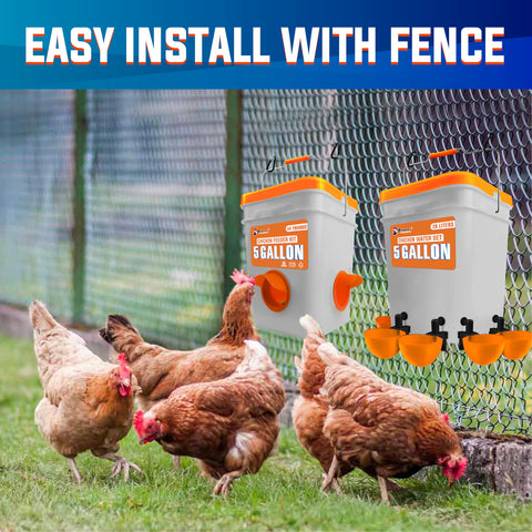 Pamazy versatile wall-mount or ground placement for coops