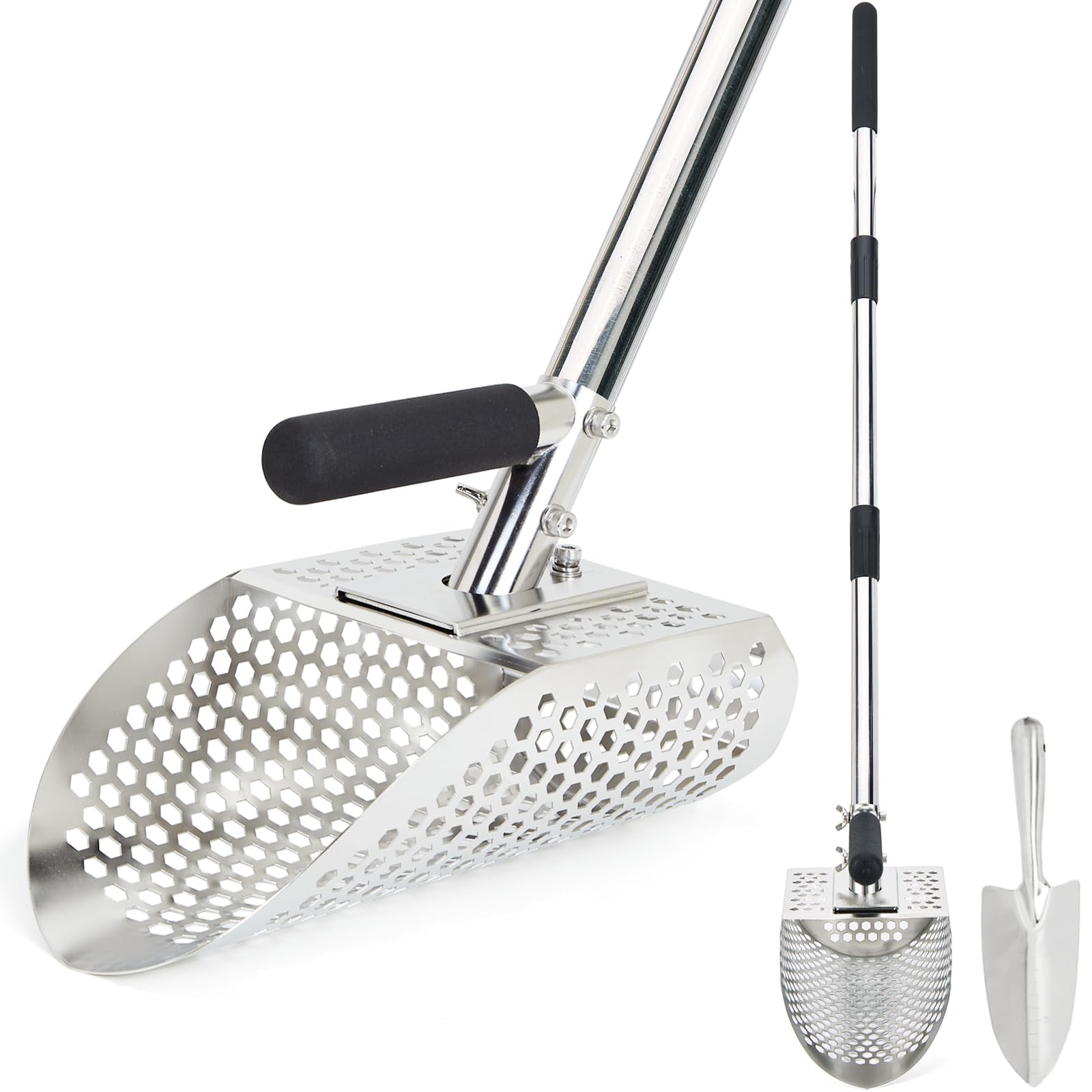 PAMLIAPY sand scoop on beach setup for easier treasure hunts