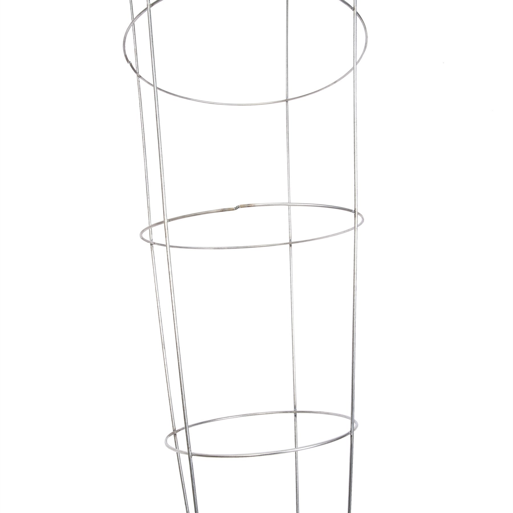 Panacea vegetable and flower cage supporting vines and blooms