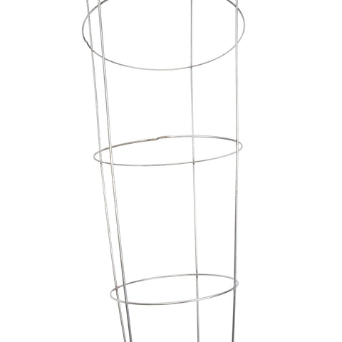 Panacea vegetable and flower cage supporting vines and blooms