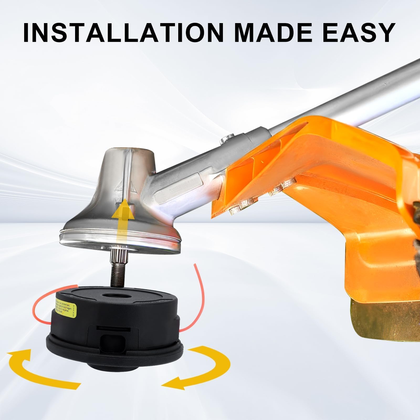 Panari 25-2 trimmer head includes 20 ft of line pre-loaded for immediate jobs.