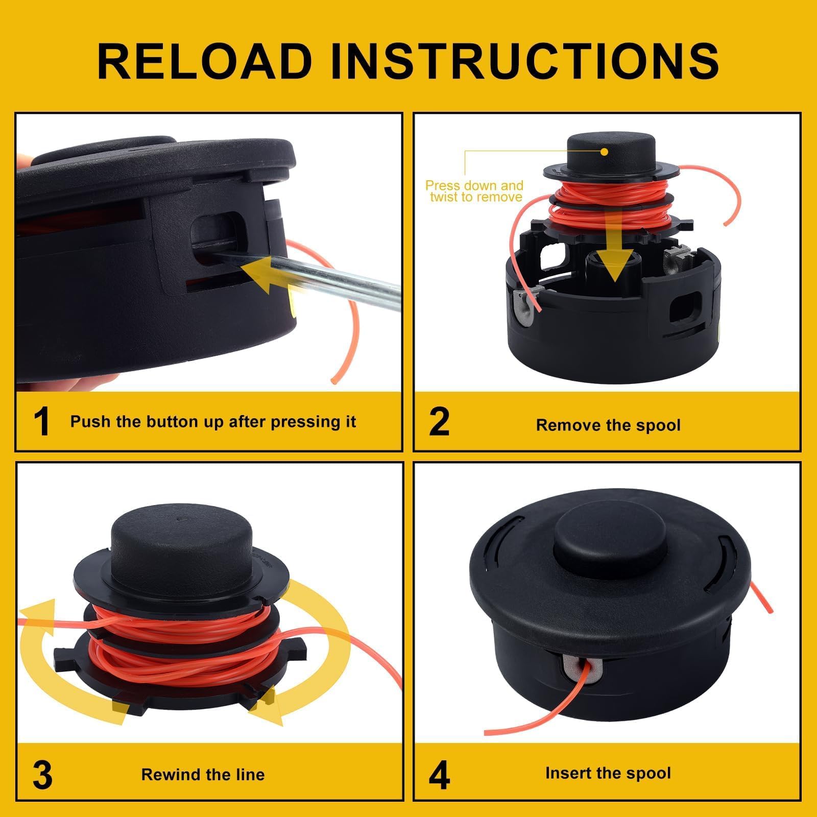 Panari 25-2 trimmer head compatible with FS55 and FS90 series.