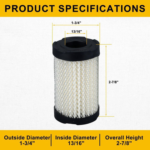 Panari 35066 air filter seal detail with polyurethane seal