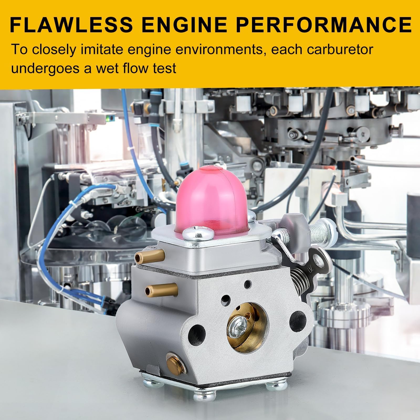 Panari 753-06190 carburetor anodized body resists corrosion.