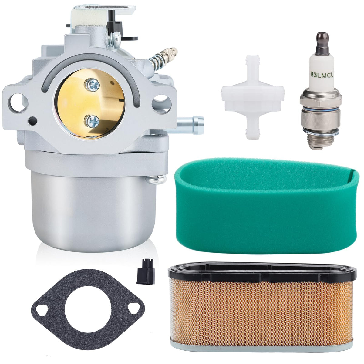 Panari 799728 carburetor front view highlights Briggs and Stratton compatibility.